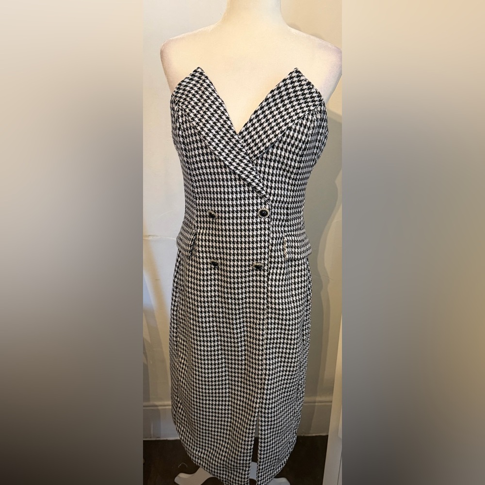 Houndstooth dress